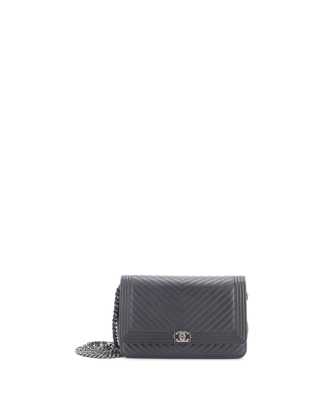 Chanel Boy Wallet On Chain Chevron #336027C25B